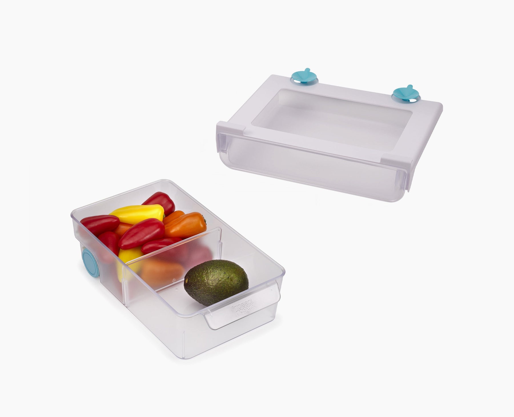 2-piece FridgeStore™ Clear Under-shelf Drawer & Storage Bin Set