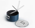 Space™ 23cm Non-stick Blue Saucepan & Lid - 45039 - Image 1