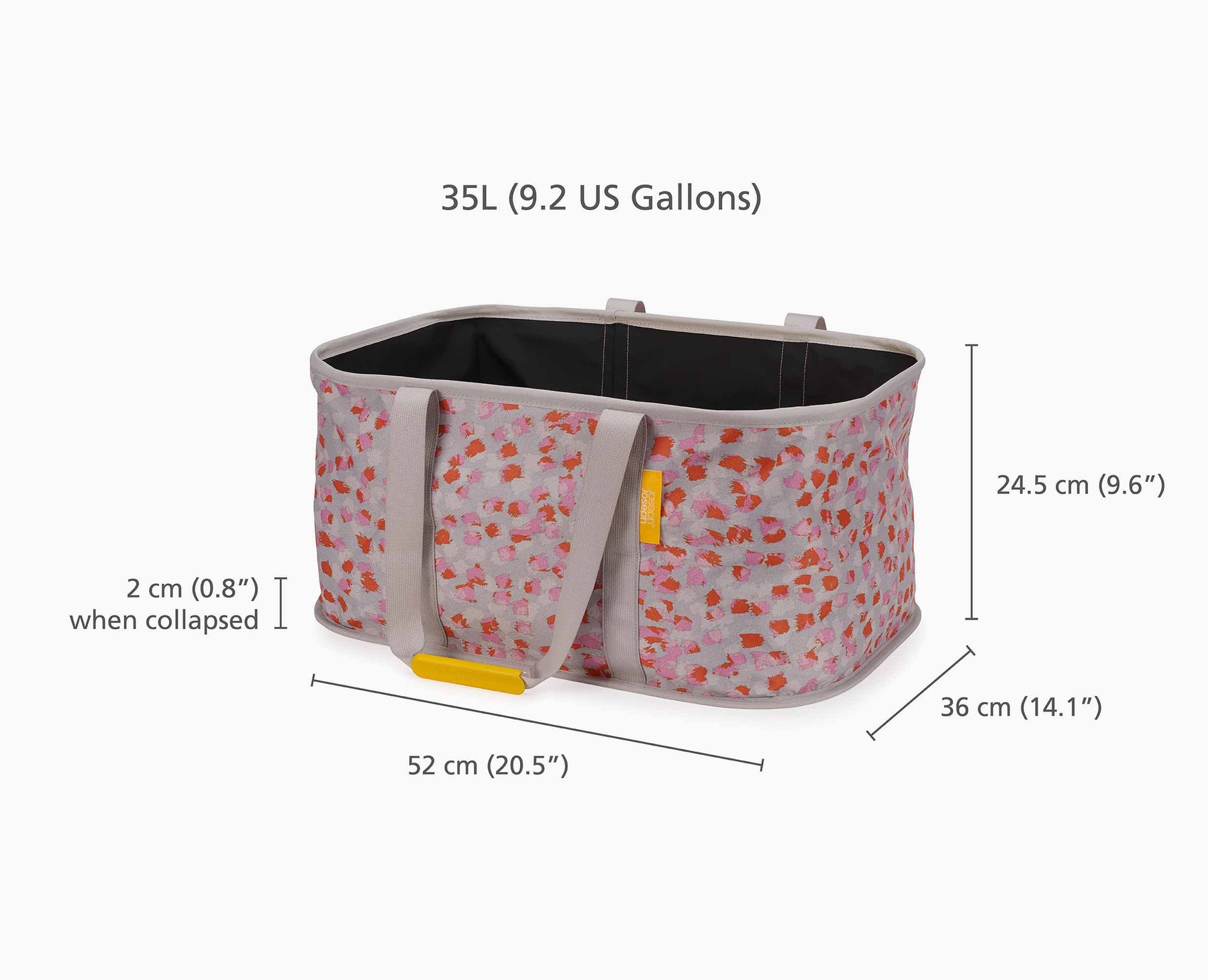 Hold-All™ Collapsible 35L Laundry Basket - 50038 - DIMS