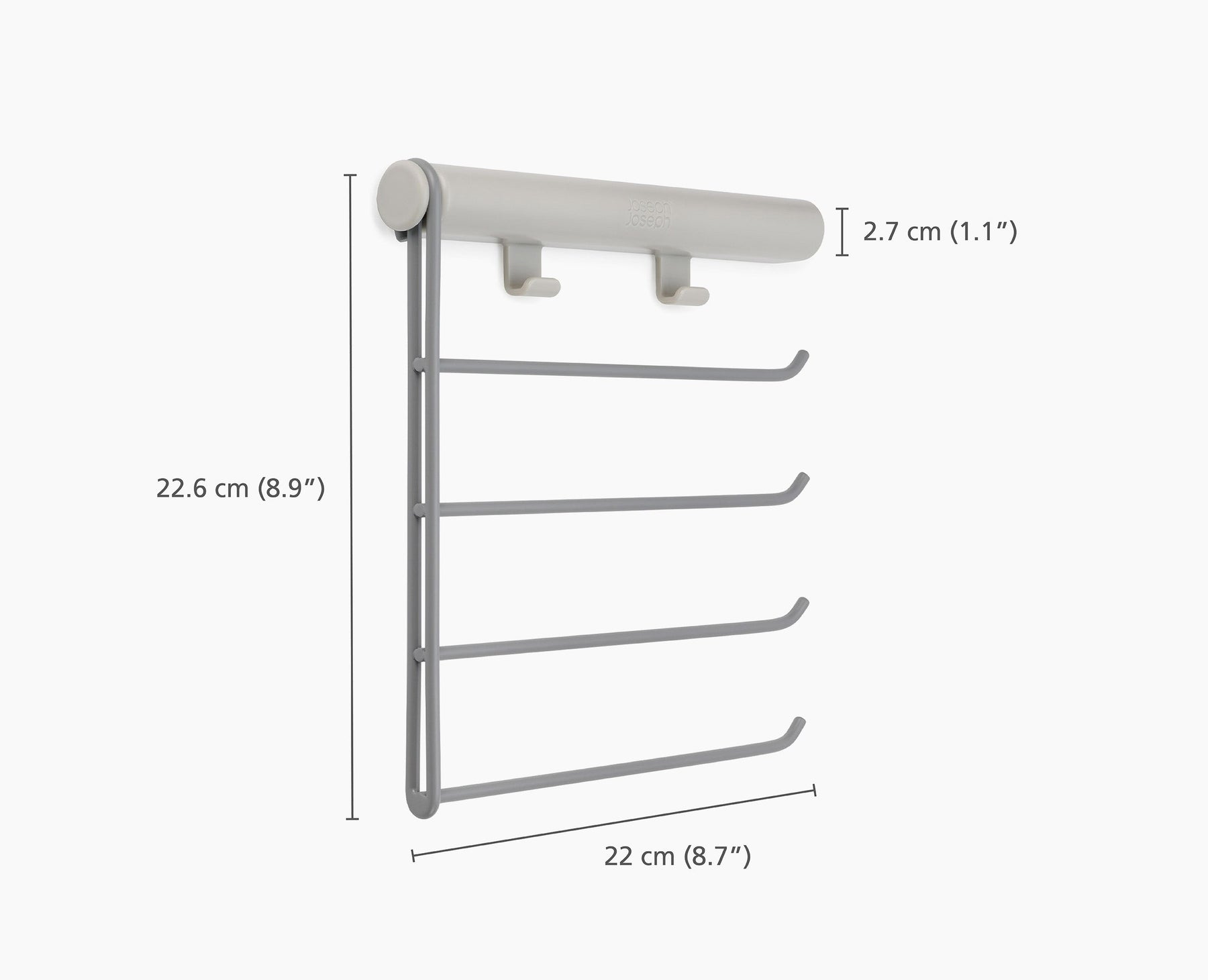 Orderly™ Belt, Tie & Scarf Hanging Rail - 55005 - DIMS