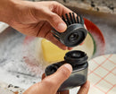SinkTech™ Compact Soap Dispensing Washing-Up Brush with Steel Stand & Extra Heads
