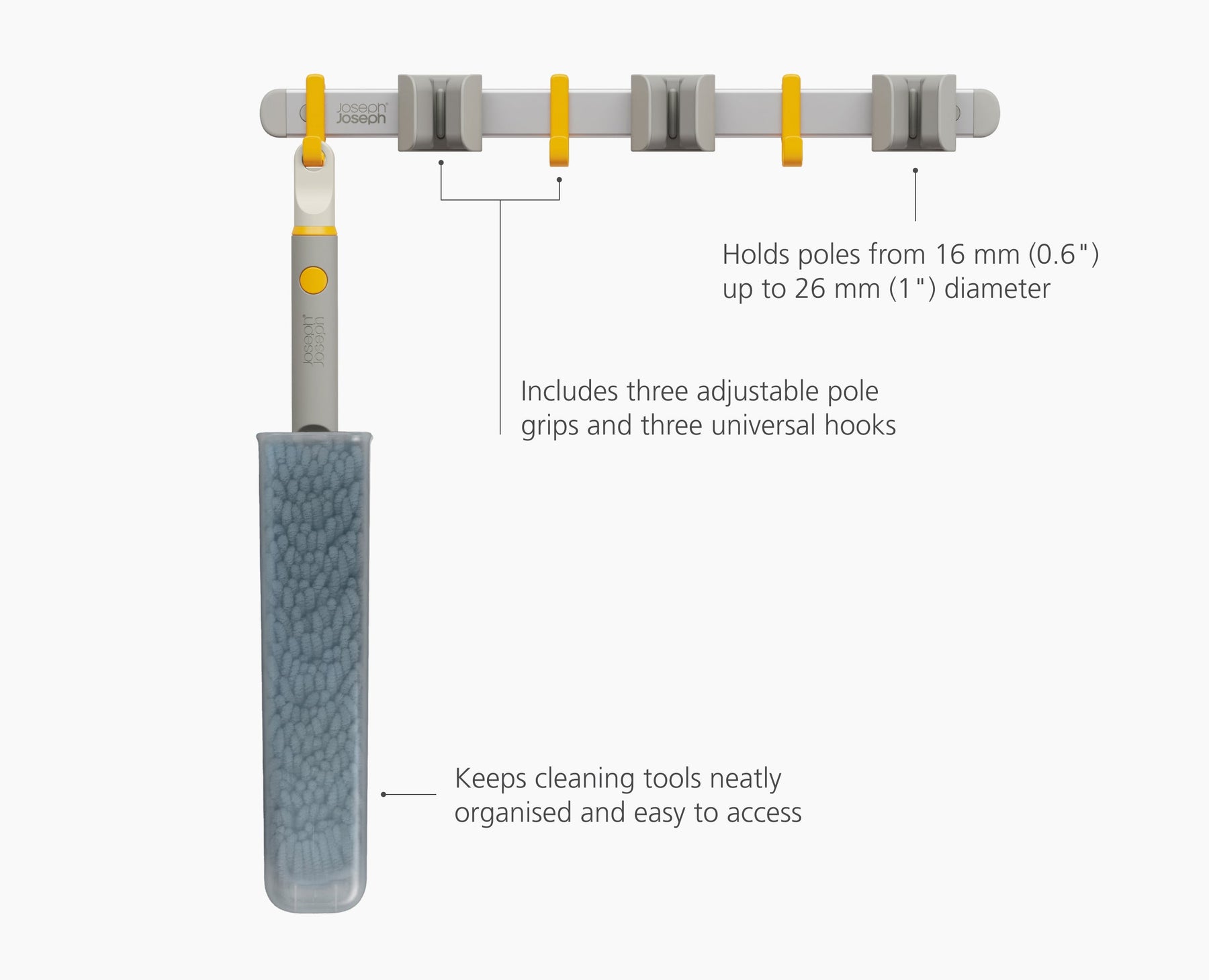 CleanTech Pole & Tool Organiser
