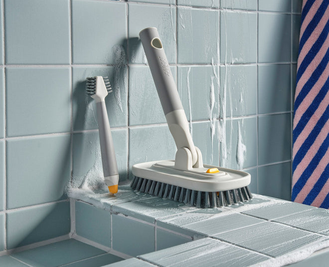 CleanTech 2-Piece Tile Scrubber & Spot Cleaning Tool Set