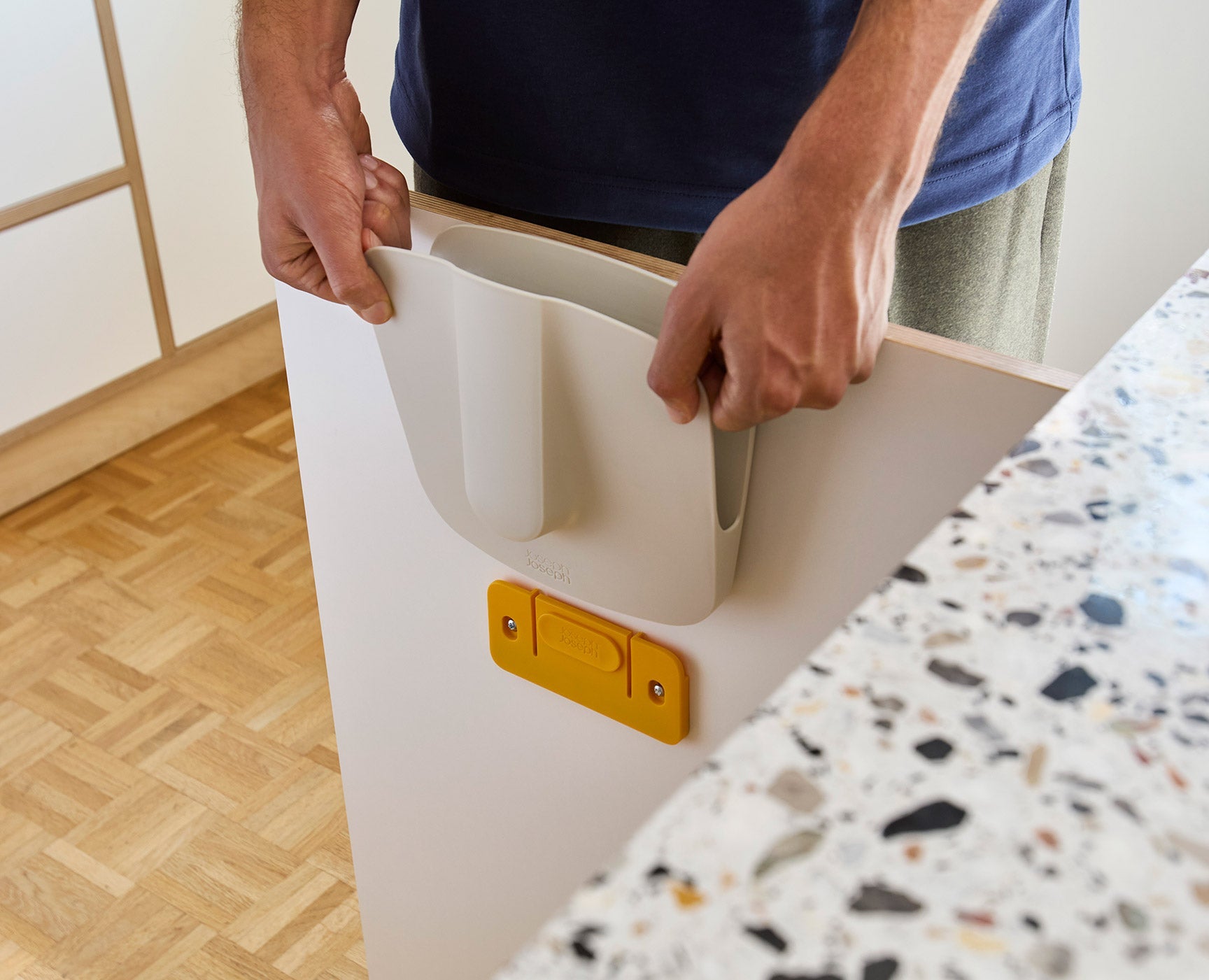CleanTech Wall-Mounted Dustpan & Brush Set
