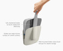 CleanTech Wall-Mounted Dustpan & Brush Set