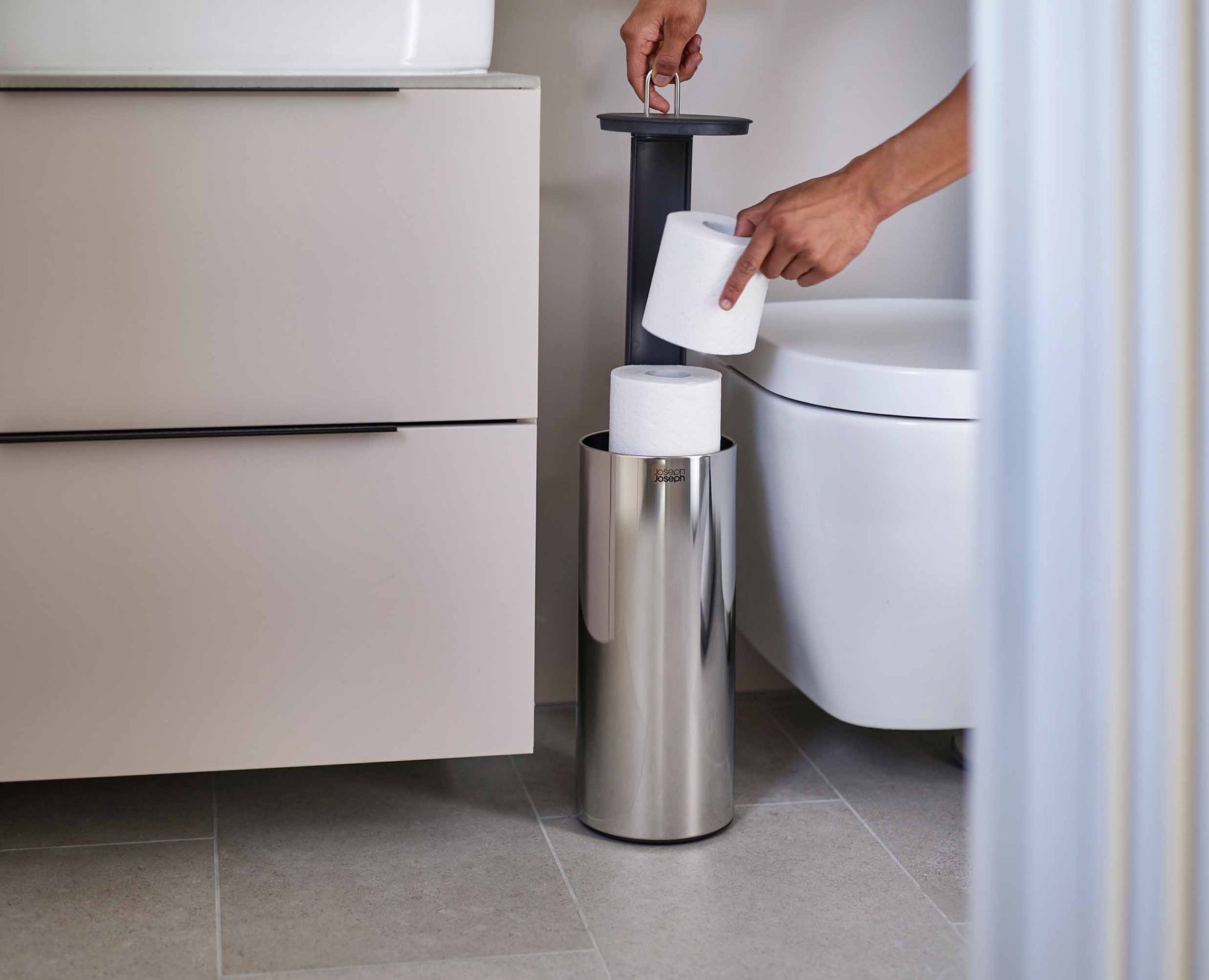 Easystore™ Luxe Concealed Toilet Roll Holder - 70593 - Image 3