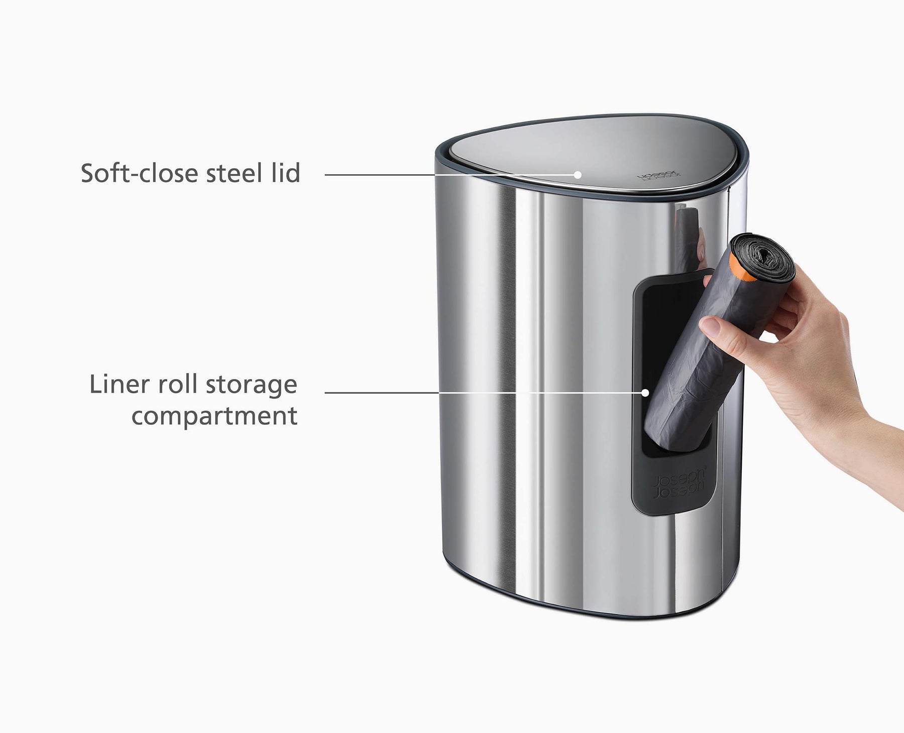 EasyStore™ Luxe 5L Pedal Bin - 70596 - INFO