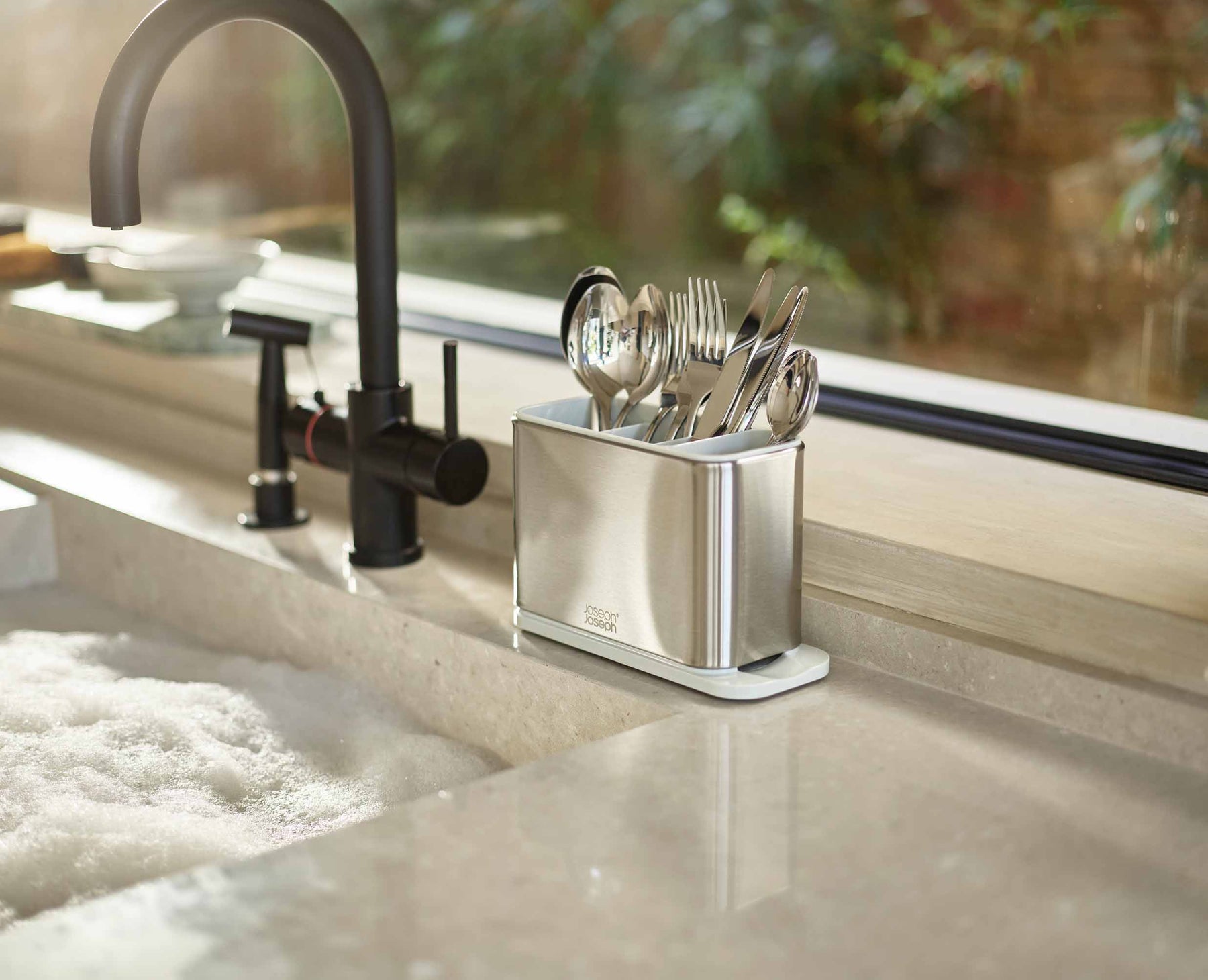 Surface™ Stainless-steel Cutlery Drainer - 851694 - Image 3