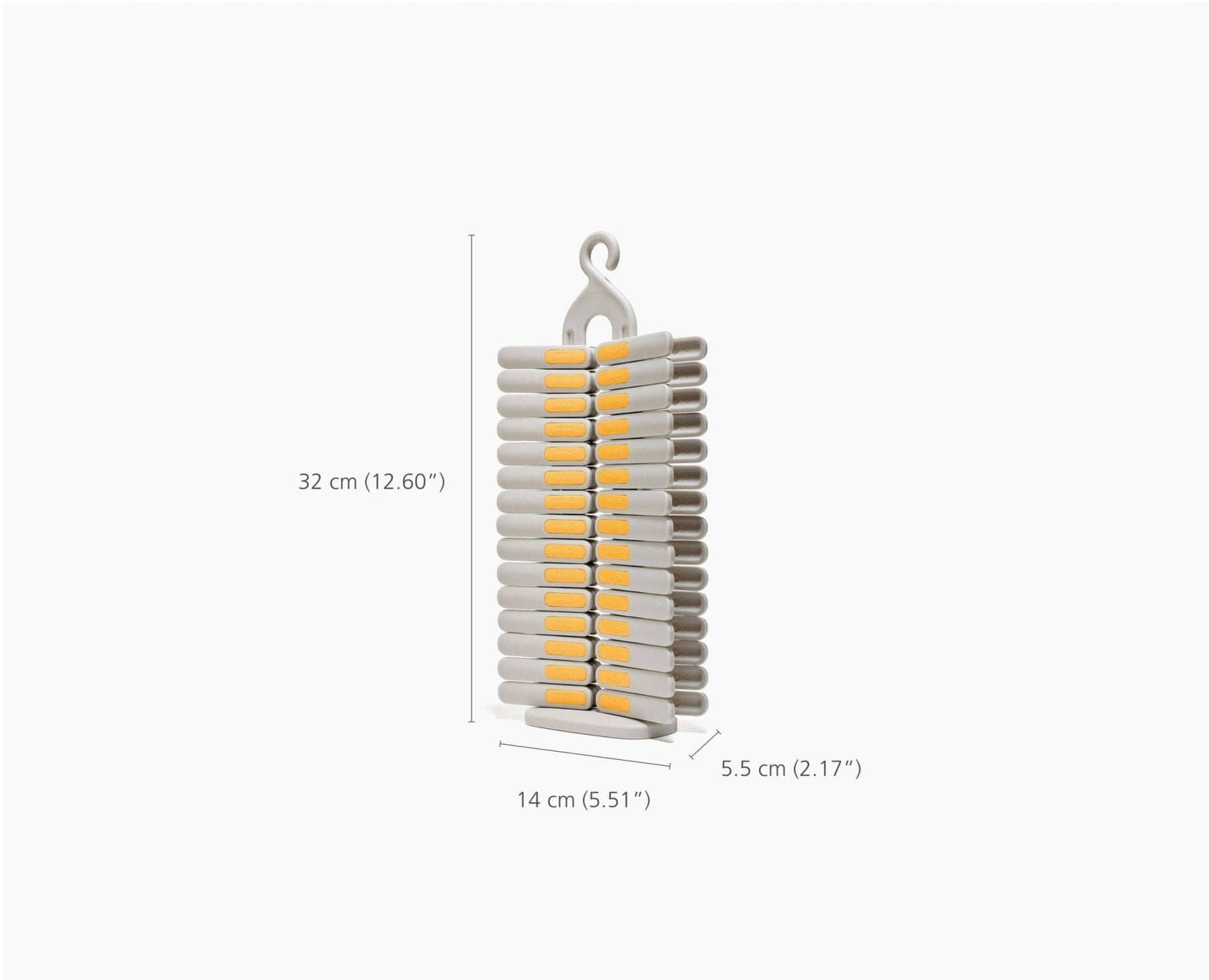 2-piece Hold-All 45L Outdoor Laundry Basket & Peg Set