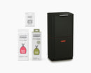 Totem Max 60L Black Waste & Recycling Bin Starter Set - BU00028 - Image 1