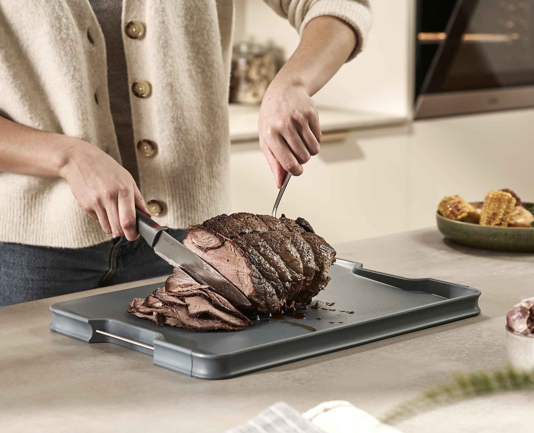 Cut&Carve™ Plus Multi-function Chopping Board - 60209 & 60212 - Image 3