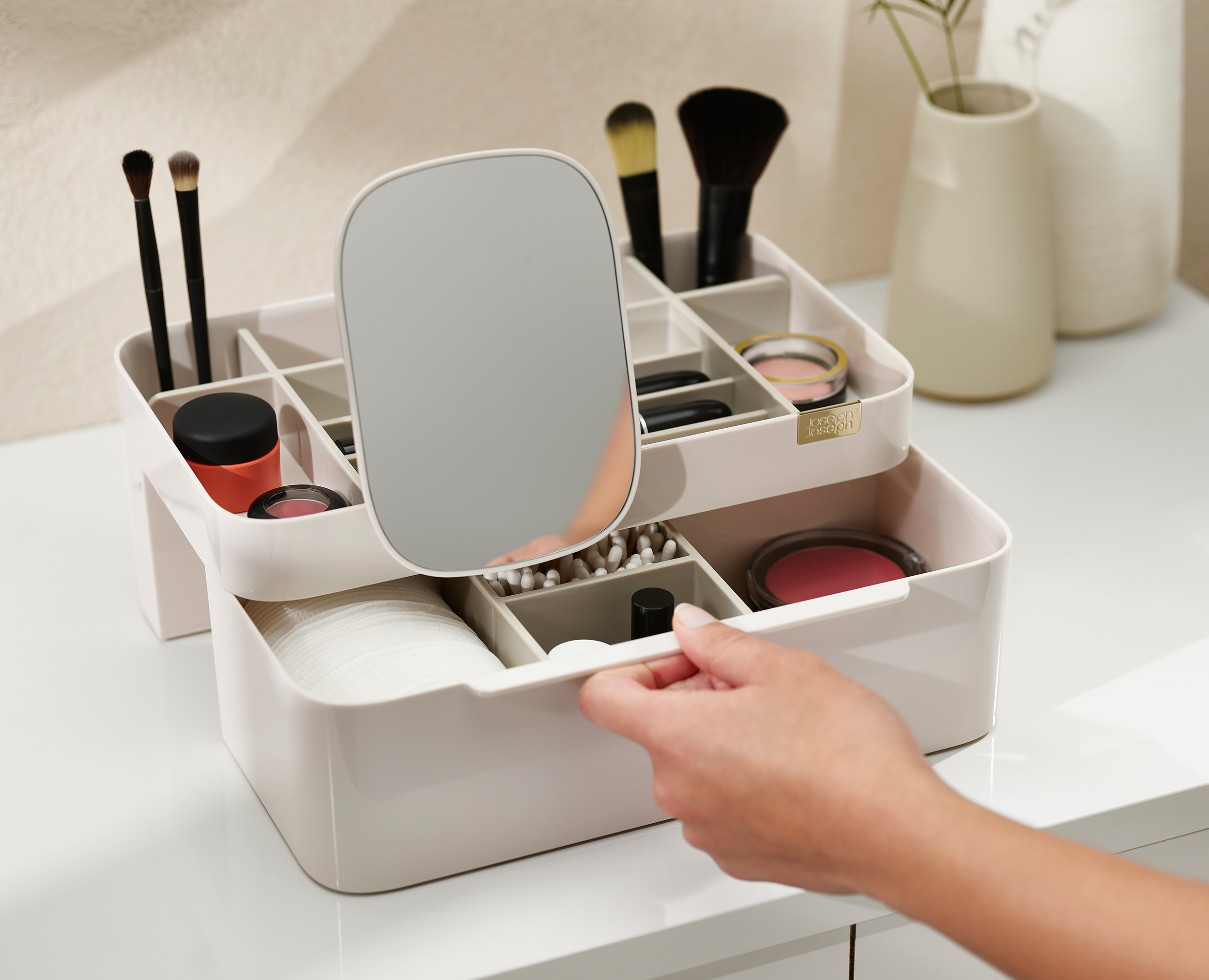Viva Large Cosmetic Organiser with Removable Mirror - 75005 - Image 6