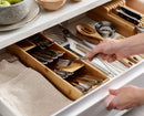 DrawerStore™ Bamboo Compact Cutlery Organiser - 85168 - Image 3