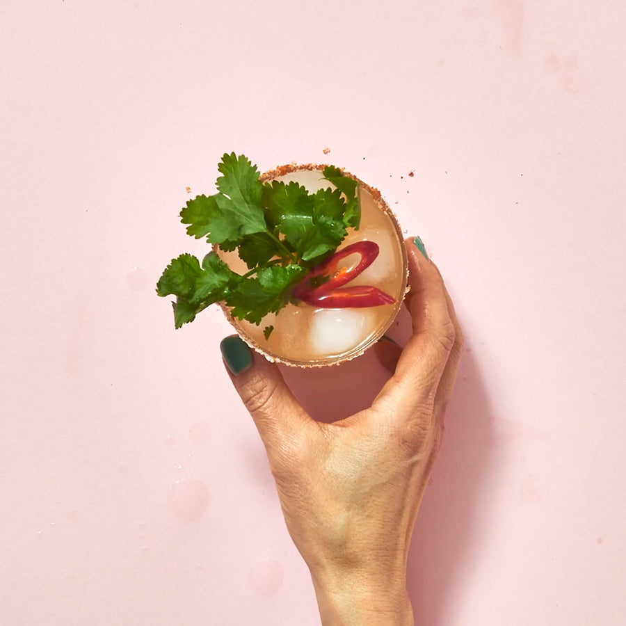 Spicy kombucha mocktail