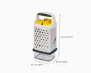 Multi-Grip Box Grater with Precision Food-Grip - 20225 - Dimension