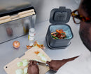 Stack 4L Grey Food Waste Caddy