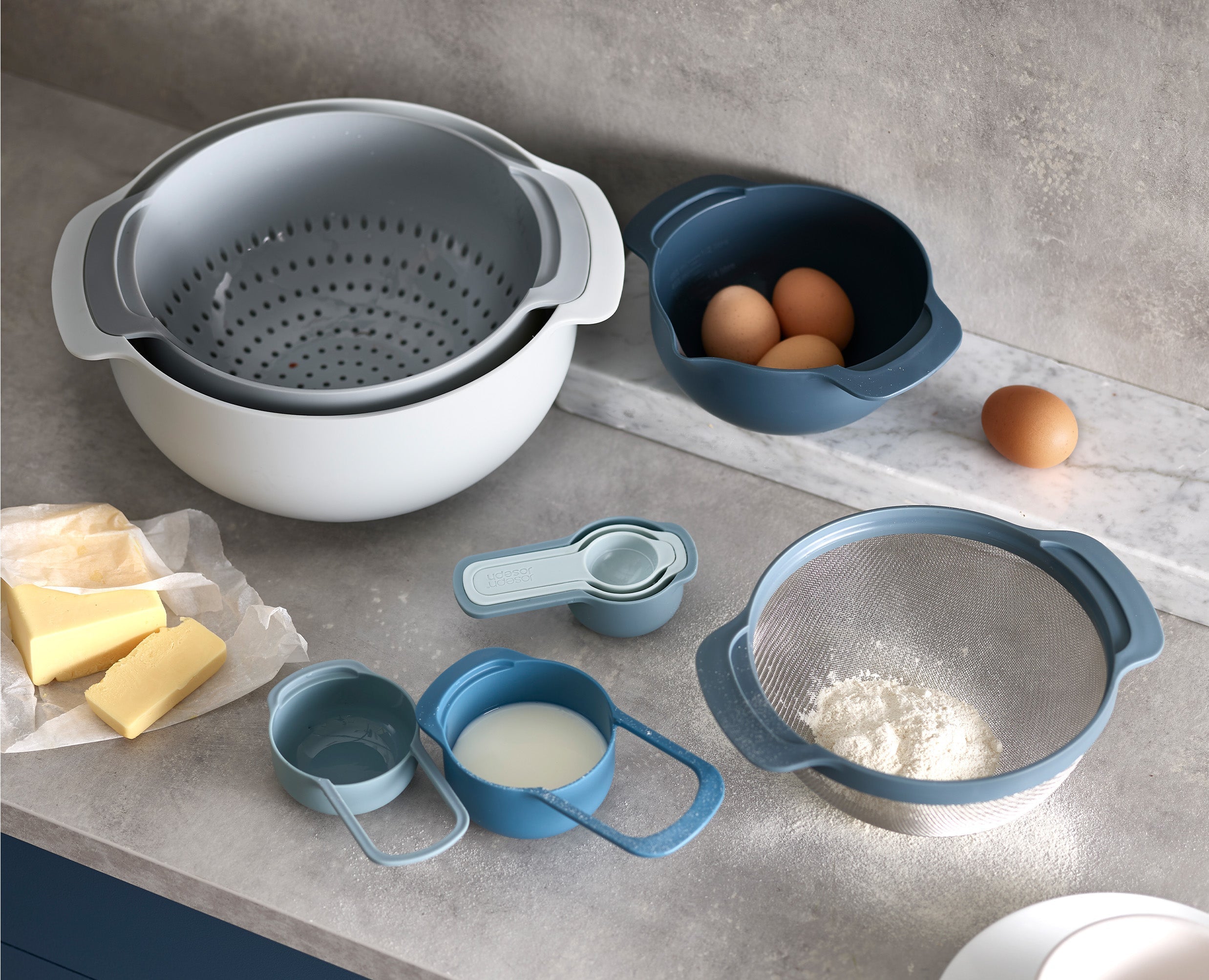 3-piece Blue Baking Bundle Set - Image 2