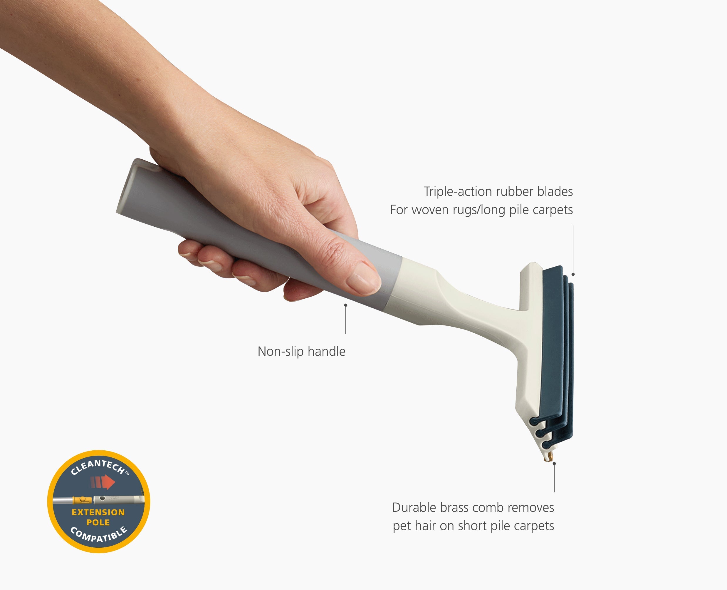CleanTech™ 2-in-1 Carpet Cleaning Tool