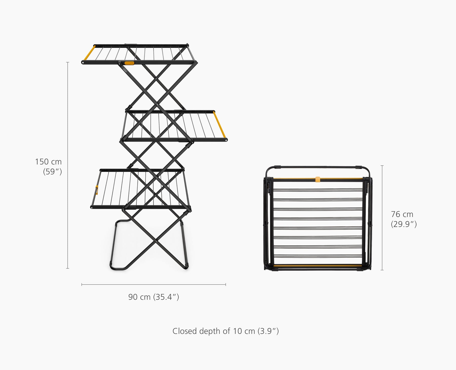 2-Piece AirFrame™ 21m &amp; Petal™ 32-Piece Clothes Airer Set