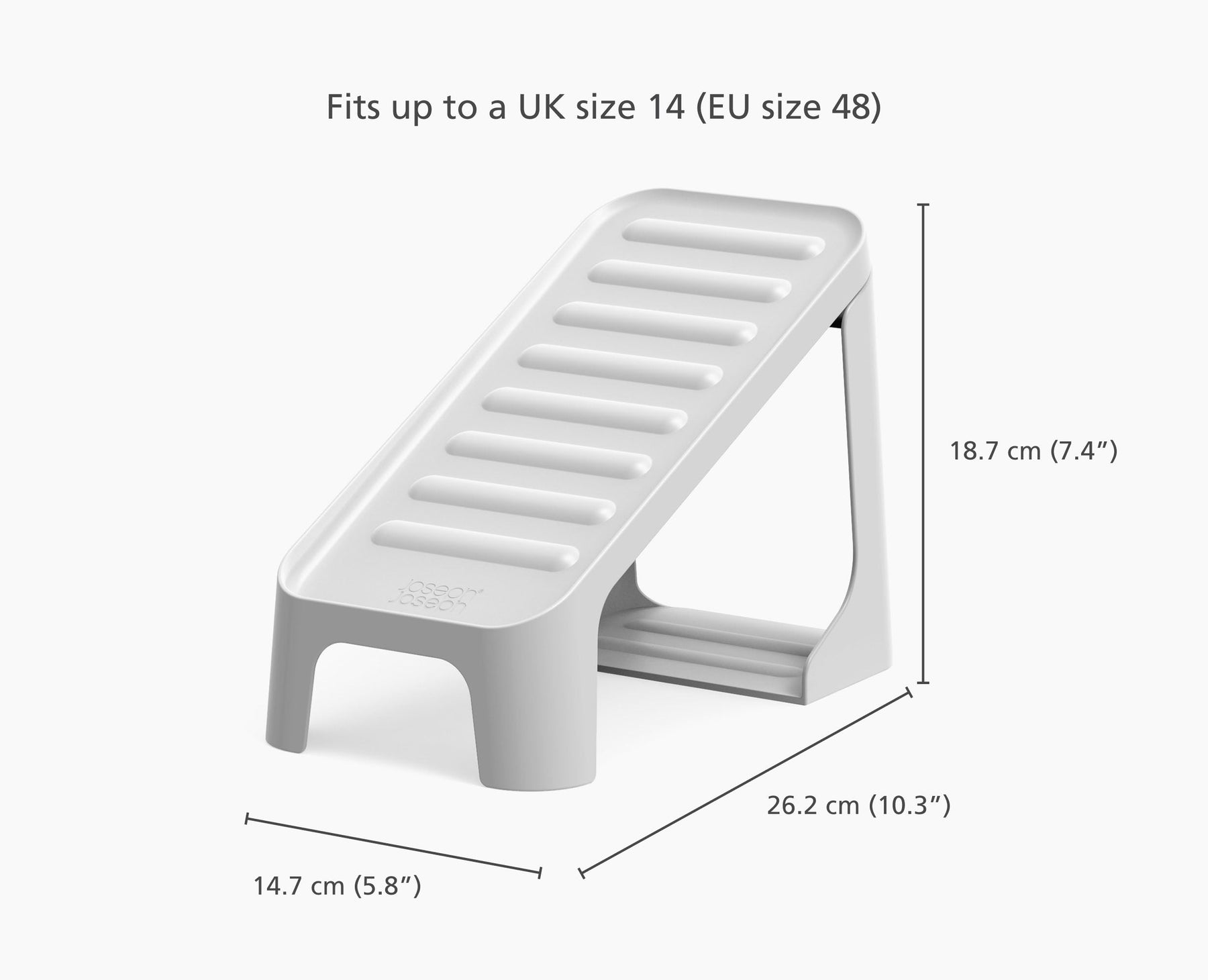 Shoe-in™ Compact 6-piece Ecru Shoe Caddy - 55016 - Image 5