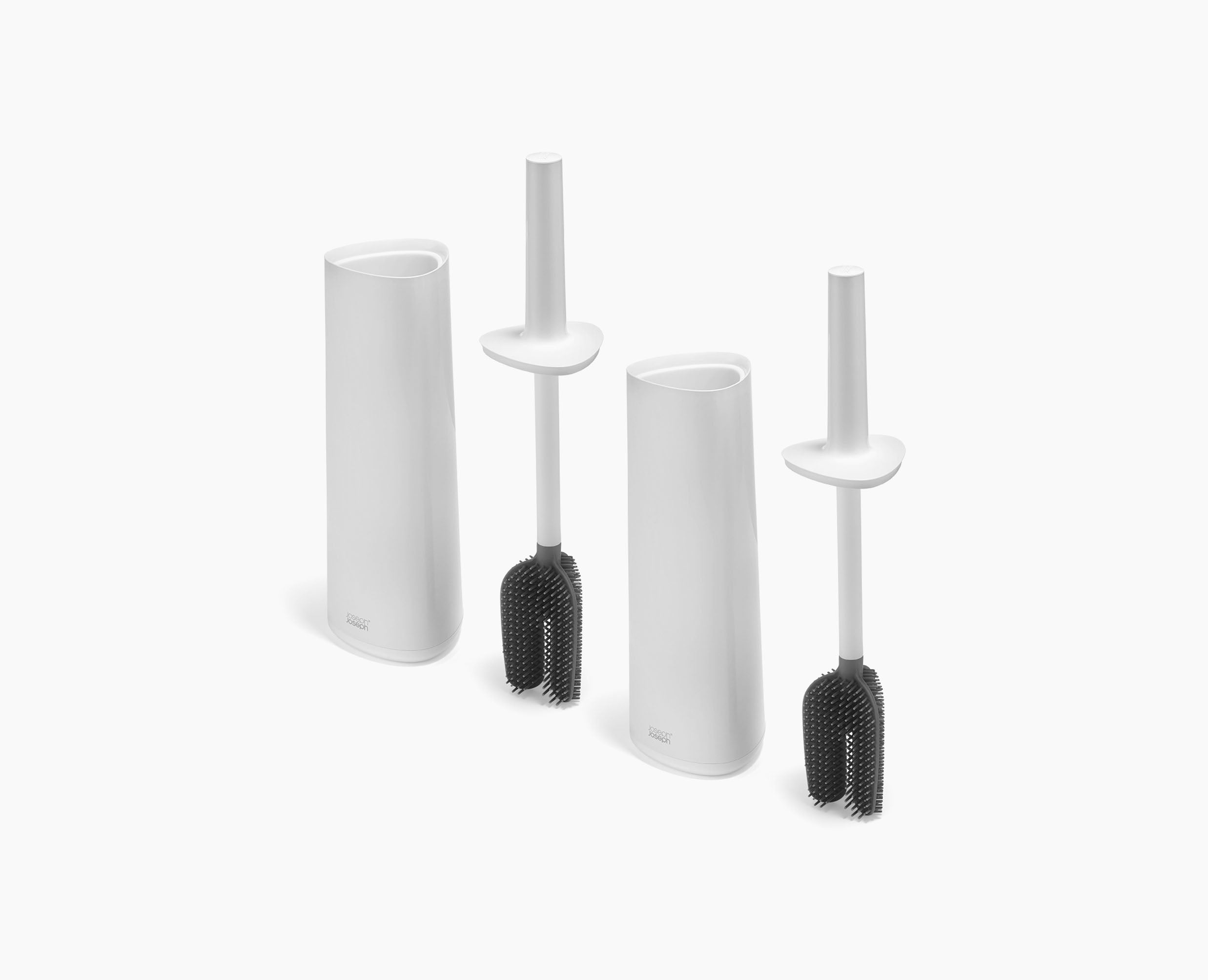 Flex™ 360 Pack of 2 Gloss White Toilet Brushes