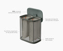 Tota 2 90L Forest Grey Laundry Separation Basket
