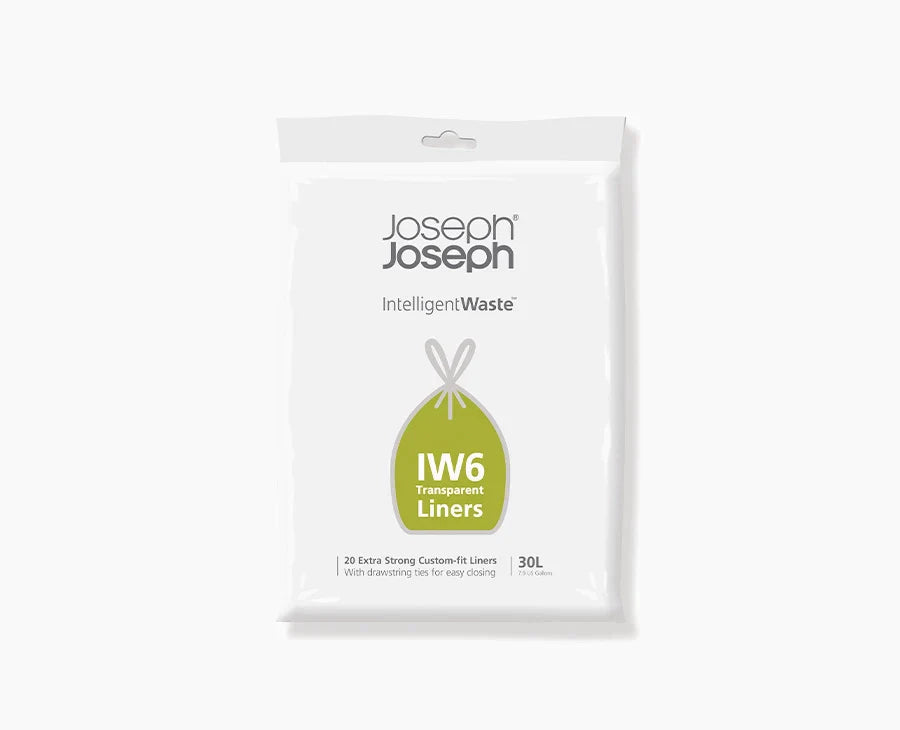 IW6 Extra Strong 20 Bin Liners 30L Joseph Joseph