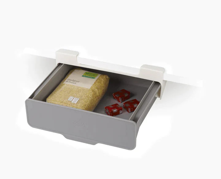 Joseph Joseph CupboardStore grey under-shelf drawer